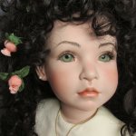 Нежнейший цветок...  Фарфоровая кукла Eve от Marilyn Bolden