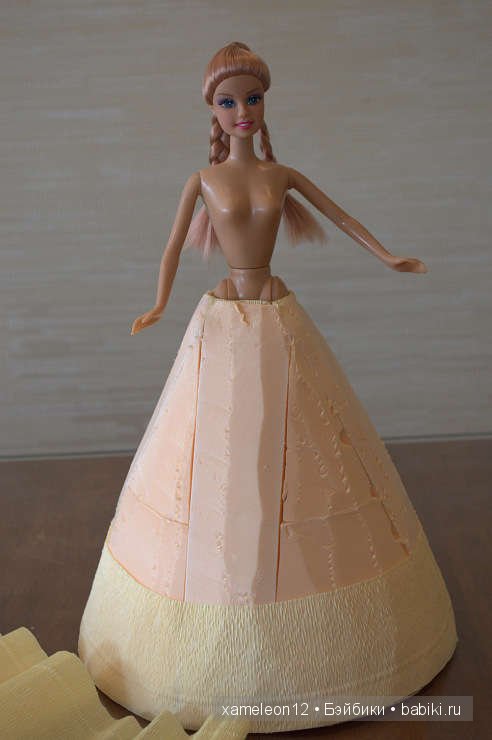 Мастер-класс Свит-дизайн День рождения Куклы из конфет МК Бумага гофрированная