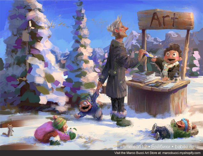 Сказочные существа художника Marco Bucci