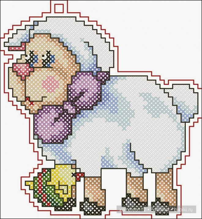 Готовим подарки к Новому году! Вышиваем символ года | Бэйбики Готовим подарки к Новому году! Вышиваем символ года (фото 3)