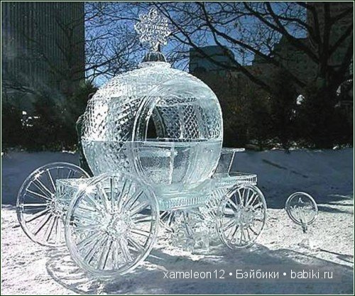 Искрящиеся и невероятные ледяные скульптуры