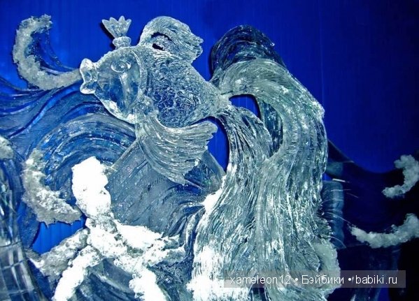 Искрящиеся и невероятные ледяные скульптуры
