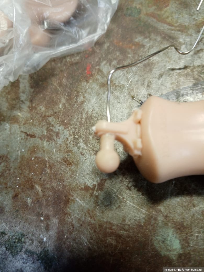 Как Аннике ноги потеряла — Ремонт и реставрация кукол: тело (фото 4)