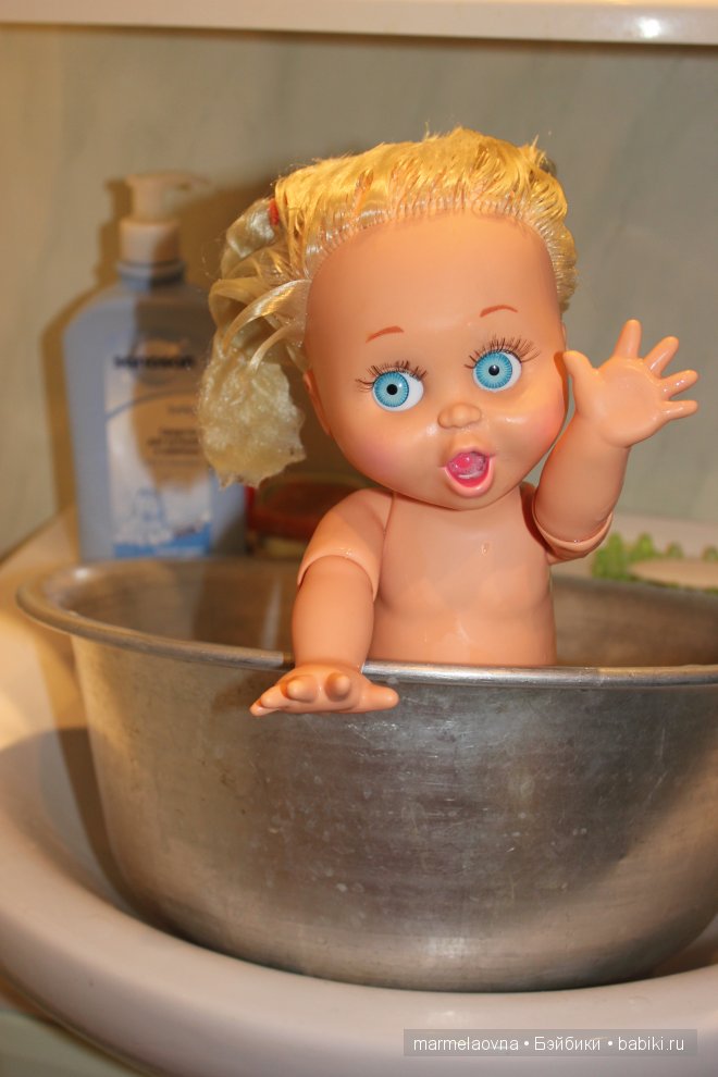 Сезон открыт. Моя первая куколка Galoob Baby Face doll