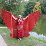 Цыганская кукла-встреча состоялась. Москва. Царицыно.