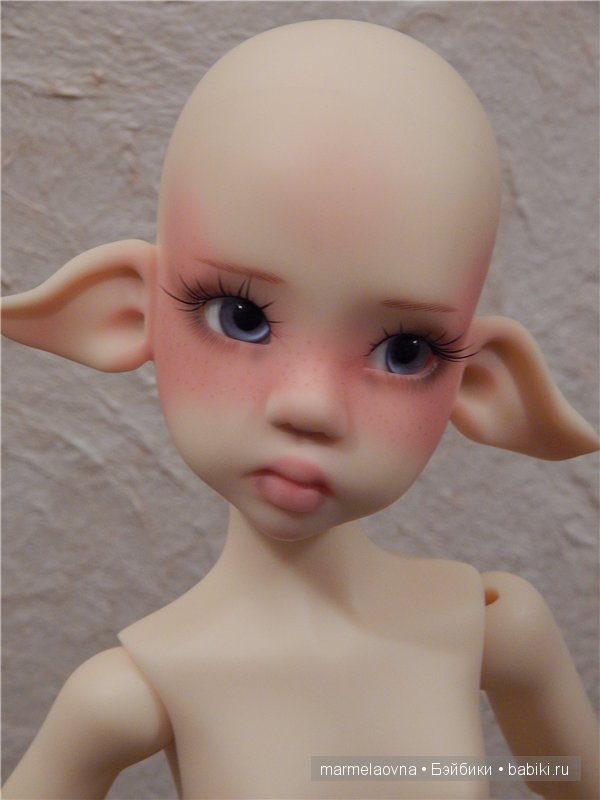 Моя Лариса приехала. Куколка Larissa Fair skin by Kaye Wiggs с веснушками
