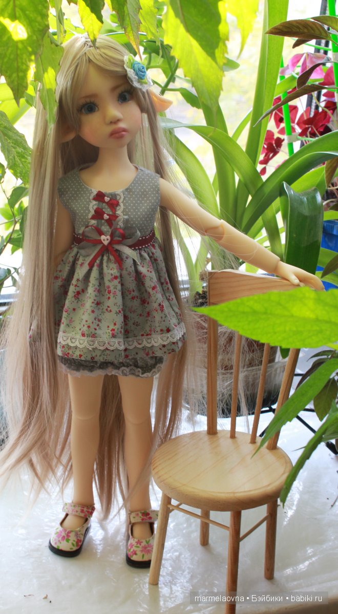 Моя Лариса приехала. Куколка Larissa Fair skin by Kaye Wiggs с веснушками (фото 10)