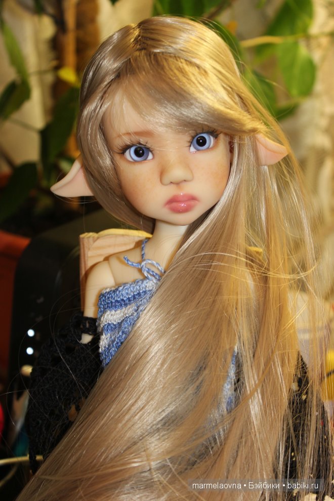 Моя Лариса приехала. Куколка Larissa Fair skin by Kaye Wiggs с веснушками (фото 5)