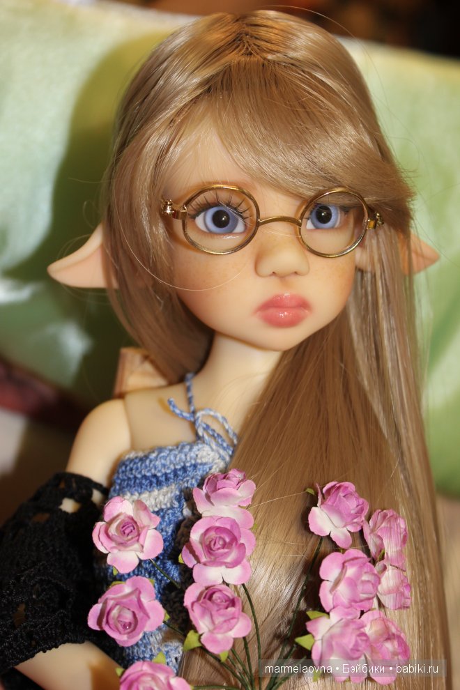Моя Лариса приехала. Куколка Larissa Fair skin by Kaye Wiggs с веснушками (фото 8)