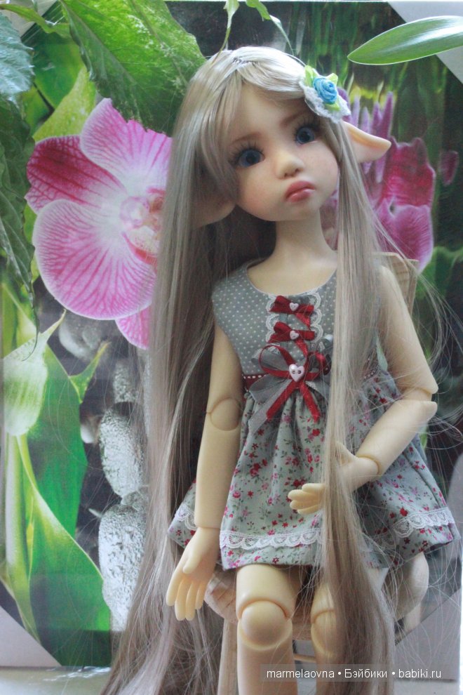 Моя Лариса приехала. Куколка Larissa Fair skin by Kaye Wiggs с веснушками