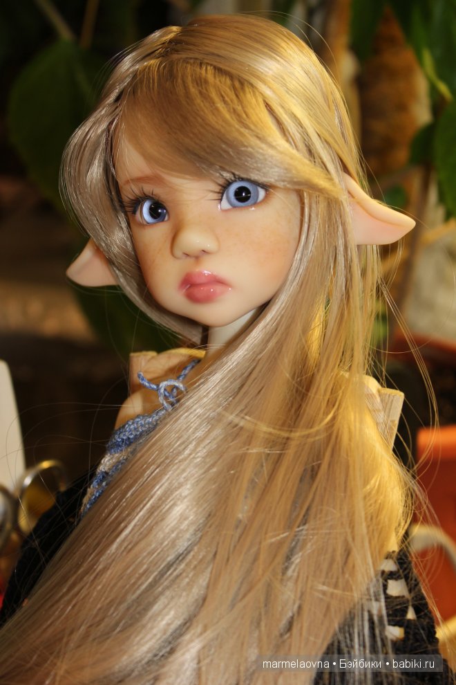 Моя Лариса приехала. Куколка Larissa Fair skin by Kaye Wiggs с веснушками (фото 6)