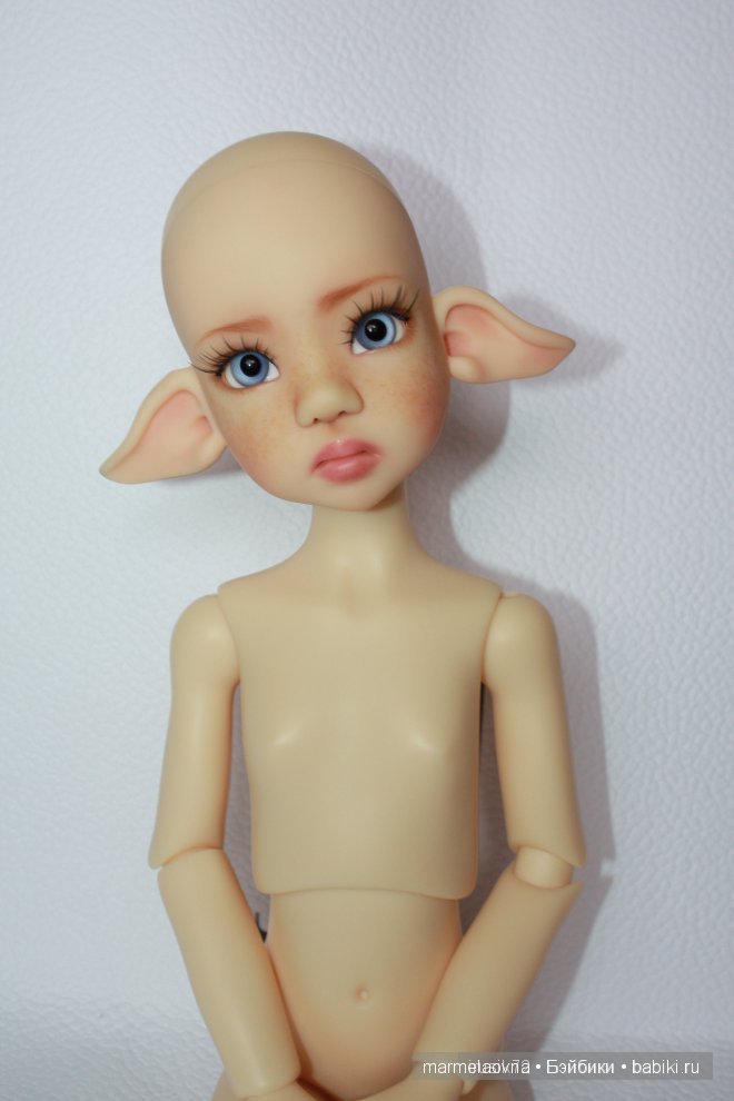 Моя Лариса приехала. Куколка Larissa Fair skin by Kaye Wiggs с веснушками (фото 2)