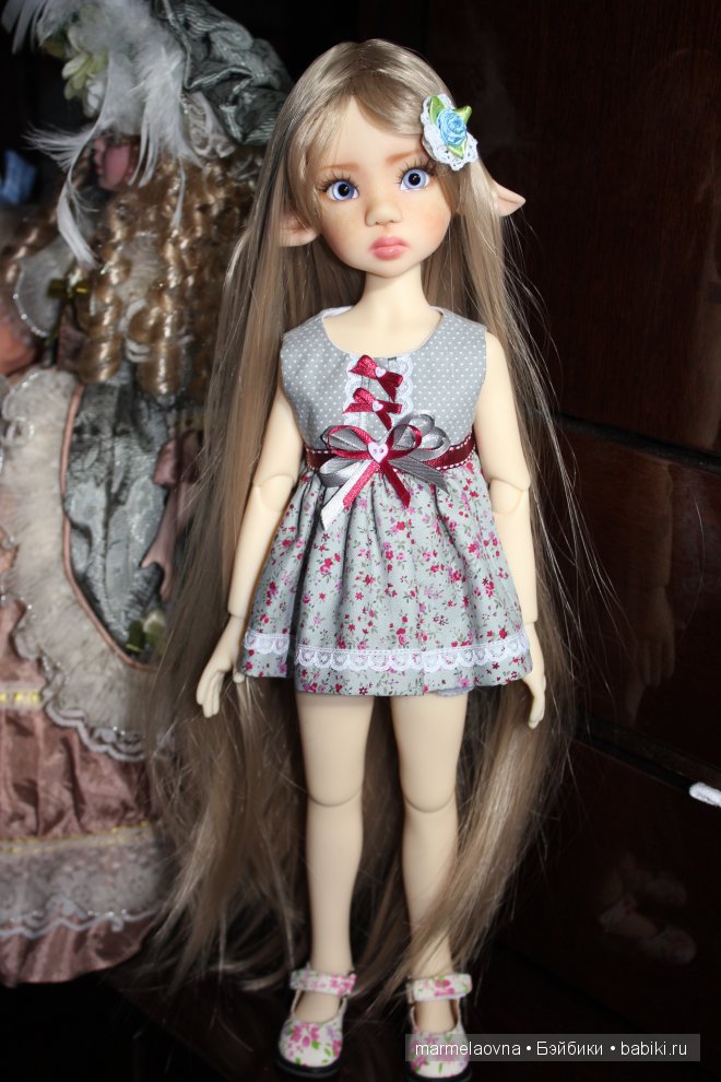 Моя Лариса приехала. Куколка Larissa Fair skin by Kaye Wiggs с веснушками (фото 9)