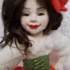 Маковка. Авторская войлочная куколка Анны Потаповой. Маковка. Авторская войлочная куколка Анны Потаповой.