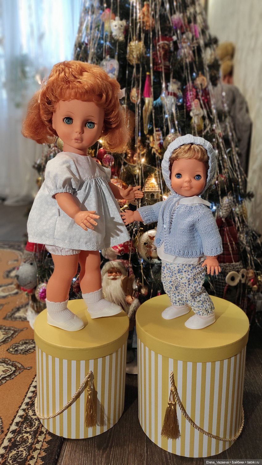 Куклы из ГДР отмечают Новый год!