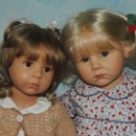 Две любимые сестрёнки. Куклы Гюнцель