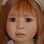 Люсинда, фарфоровая куколка Кристин Оранж