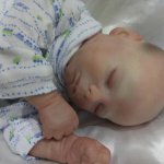 Новорожденный сплюшка реборн. Ну люблю я их и все тут!