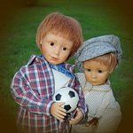 Мальчишки и футбол. Куклы Bettina Feigenspan-Hirsch