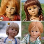 Портреты моих девочек. "Большая прогулка". Куклы Bettina Feigenspan-Hirsch