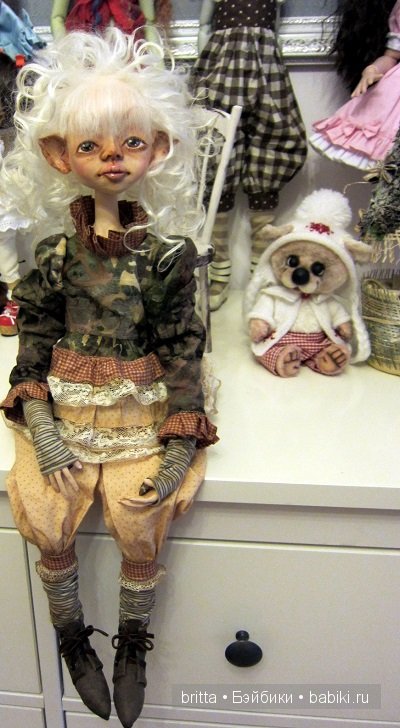 Первая авторская куколка сделанная мной. Корнелия (фото 8)