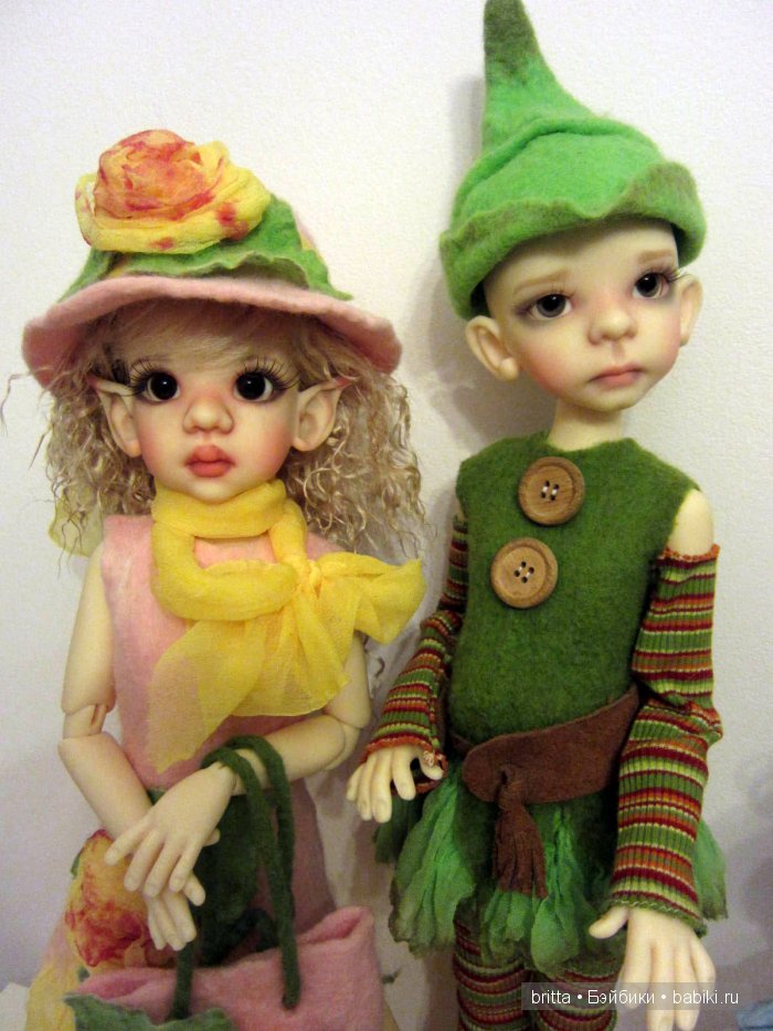 Мои работы для кукол Kaye Wiggs