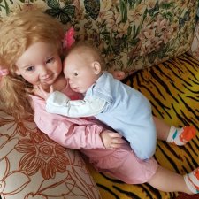 Младшая и старшая сестренки / Куклы Реборн Беби - у нас дома. Фото ...