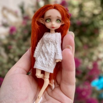 Платья с аранами для пикси Jiffka’s Dolls