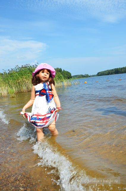 Кукла и водоём | Бэйбики Кукла и водоём — Коллекционные куклы разных авторов (Разное): редкие бренды