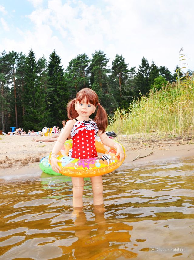 Кукла и водоём | Бэйбики Кукла и водоём — Коллекционные куклы разных авторов (Разное): редкие бренды