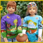 Иванушка и Алёнушка. (Костюмы по мотивам сказок Пушкина, автор- Ирина Русяева)