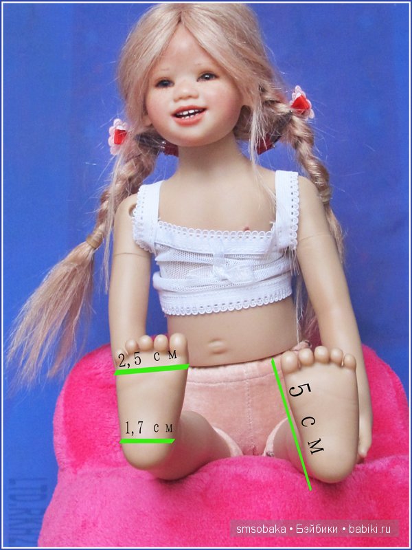 Секрет устойчивости "химочек". Моя новая доченька Лиля, размеры (фото 3)