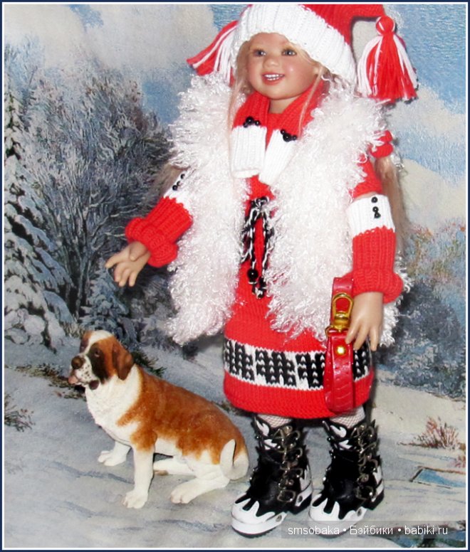 Лиля прощается с зимой. Куклы Annette Himstedt (фото 6)