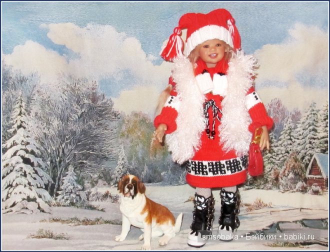 Лиля прощается с зимой. Куклы Annette Himstedt