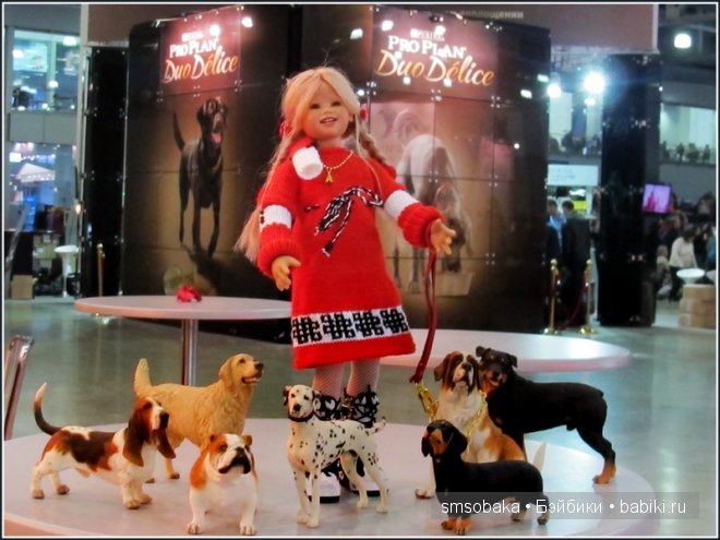 Лилечка Annette Himstedt на выставке собак "Евразия 2014" (фото 4)