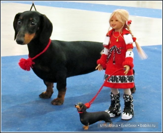 Лилечка Annette Himstedt на выставке собак "Евразия 2014"