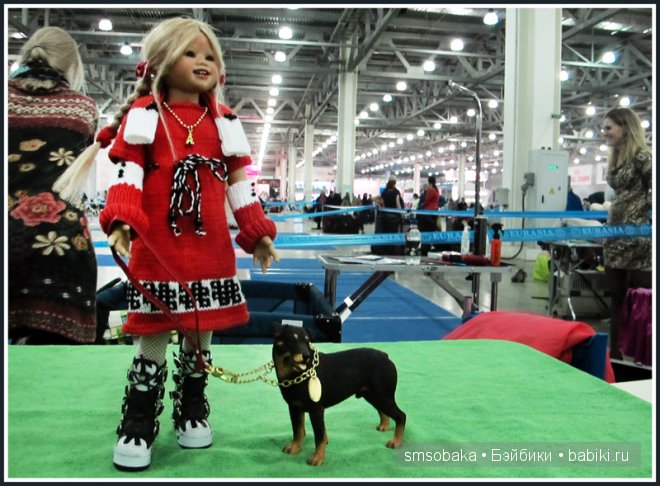 Лилечка Annette Himstedt на выставке собак "Евразия 2014"