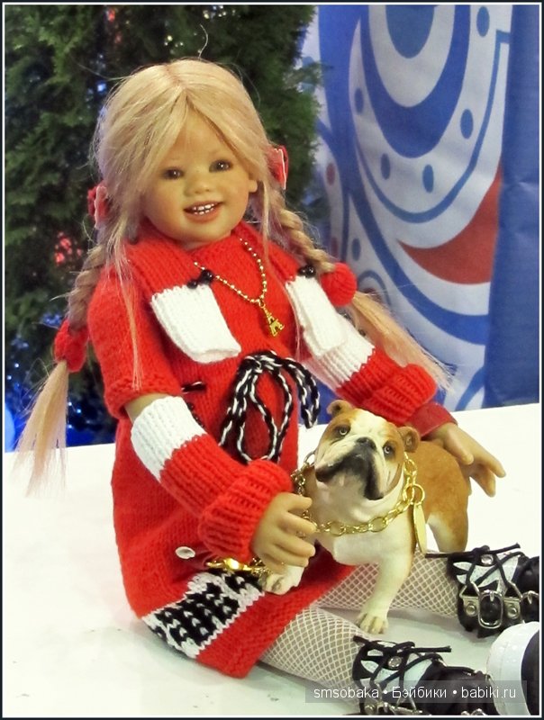 Лилечка Annette Himstedt на выставке собак "Евразия 2014"