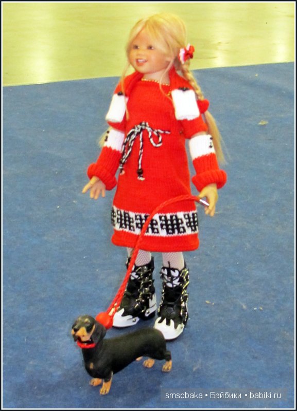 Лилечка Annette Himstedt на выставке собак "Евразия 2014"