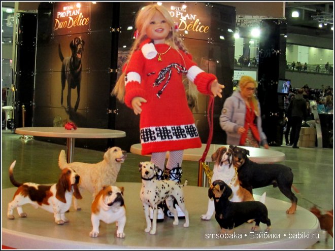 Лилечка Annette Himstedt на выставке собак "Евразия 2014"