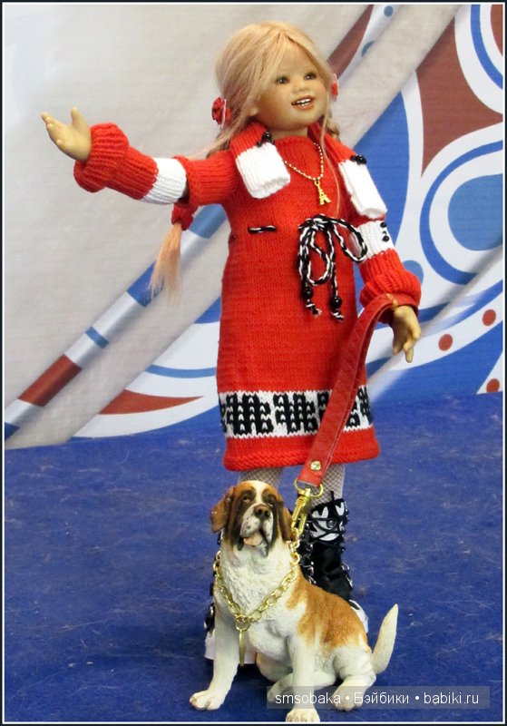 Лилечка Annette Himstedt на выставке собак "Евразия 2014"