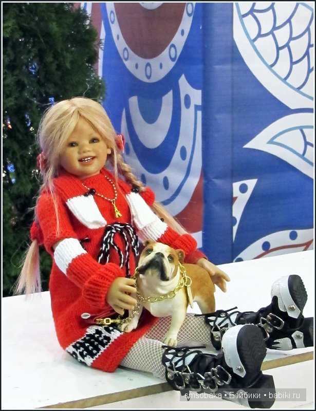 Лилечка Annette Himstedt на выставке собак "Евразия 2014"