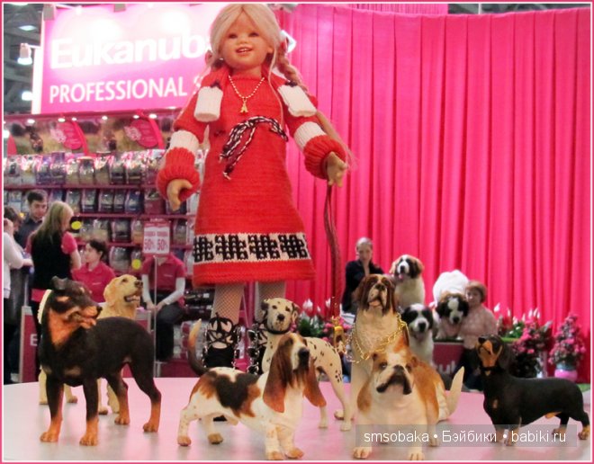 Лилечка Annette Himstedt на выставке собак "Евразия 2014"