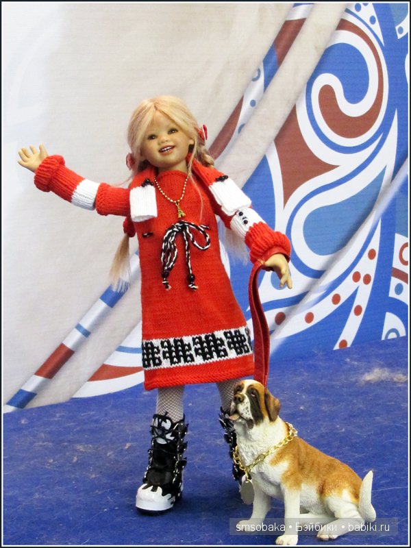 Лилечка Annette Himstedt на выставке собак "Евразия 2014"