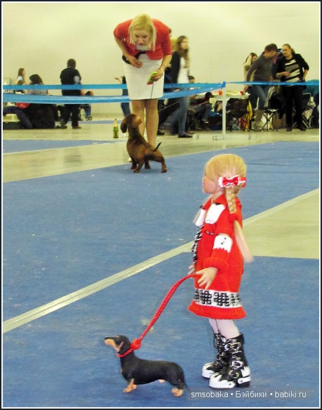 Лилечка Annette Himstedt на выставке собак "Евразия 2014"