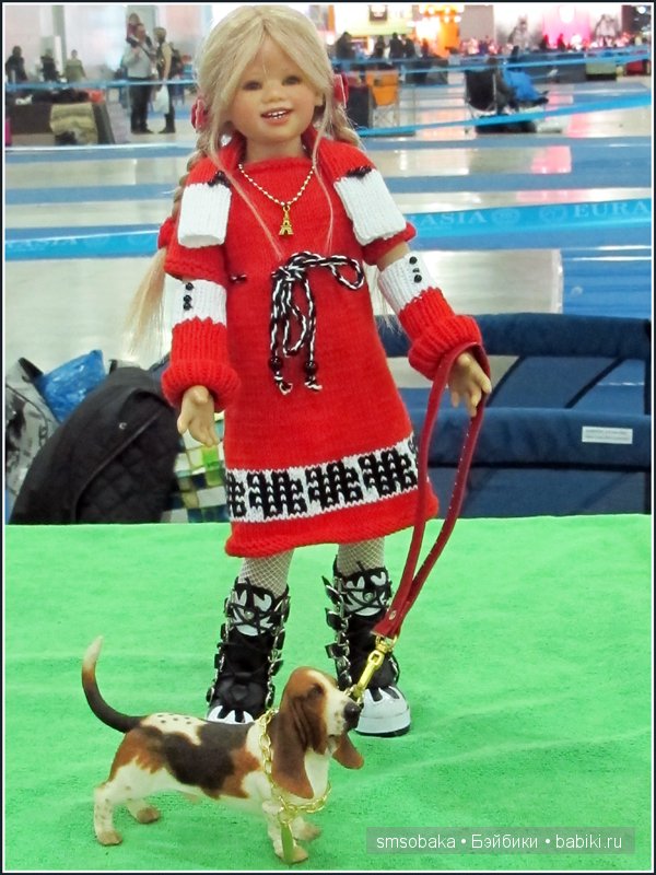 Лилечка Annette Himstedt на выставке собак "Евразия 2014"