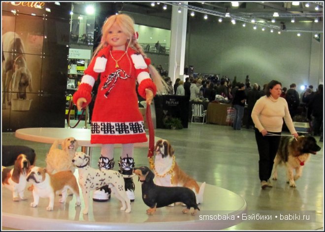Лилечка Annette Himstedt на выставке собак "Евразия 2014"
