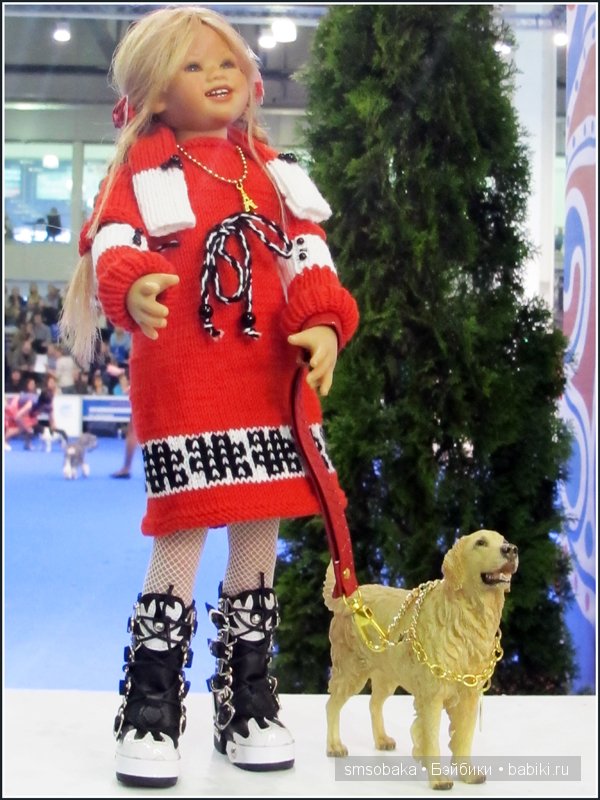 Лилечка Annette Himstedt на выставке собак "Евразия 2014"