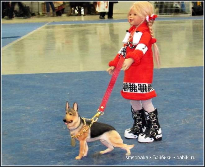 Лилечка Annette Himstedt на выставке собак "Евразия 2014"