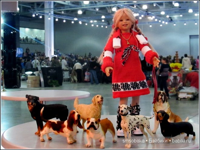Лилечка Annette Himstedt на выставке собак "Евразия 2014"